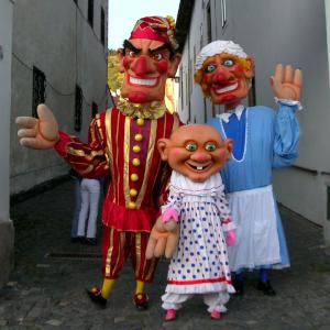 Giant Punch and Judy Puppets