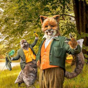 Otter and Fox story theme street theatre act