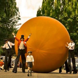 James and The Giant peach inspired street theatre act