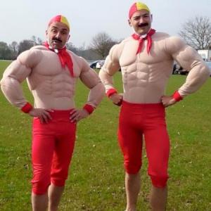 Comedy fitness instructors