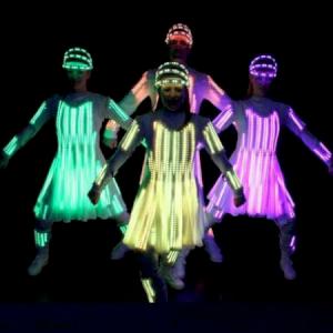 LED suit dance show