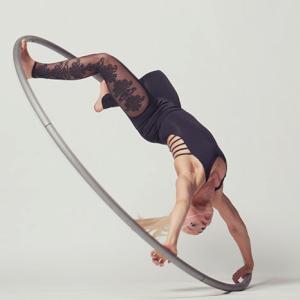 Female Cyr Wheel Performer