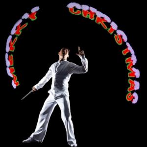 Freestyle Pixel Poi performer for Christmas events