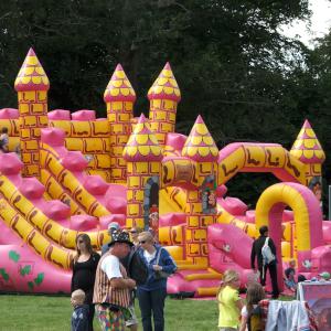 Inflatables for family fun days