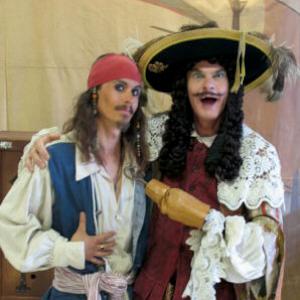 Captain Hook meets Captain Jack Sparrow