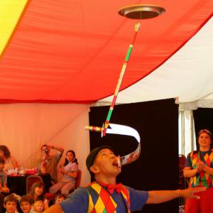 Circus skills show