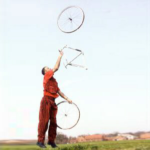 Bicycle Juggler
