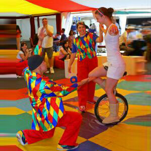 Circus Olympics unicycle workshop