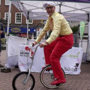 Comedy Bicycle act