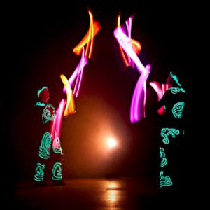 Two Man Glow juggling from glow show