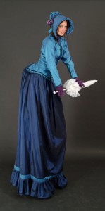 Victorian Lady Stiltwalker. Please quote caal6.