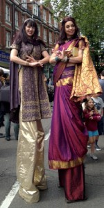 Bollywood Stiltwalkers. Please quote caal7.