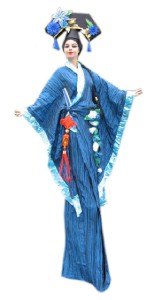 Blue Chinese stiltwalker. Please quote here12.
