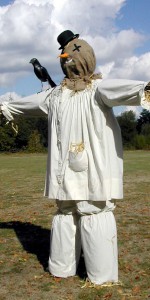 Scarecrow stilt walking character. Please quote malo1.