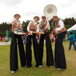 Stilt Walking Band