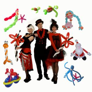 Black and Red Balloon modellers