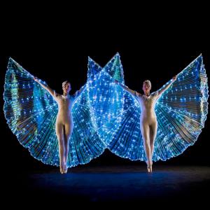 Illuminated Ballet Dancers
