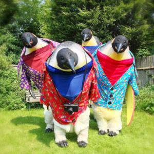 Giant Holidaying Penguins