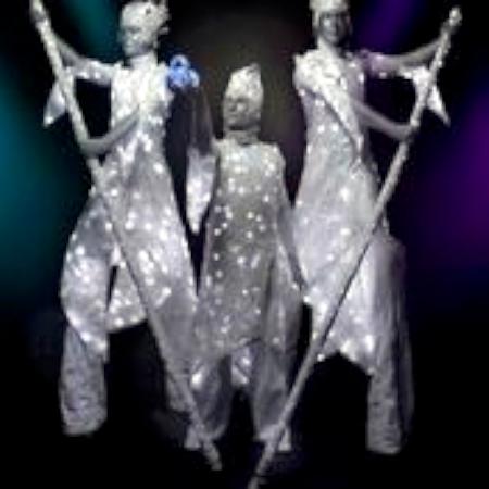 Two man glow show