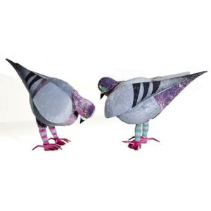 Giant Pigeons street theatre act.