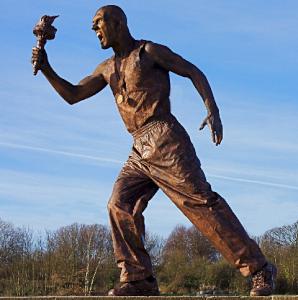 Olympic themed statue artist