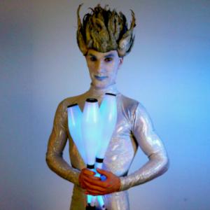 Glow Juggling Iceman