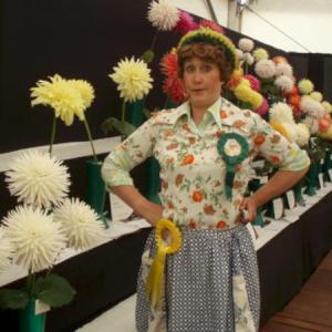 Eccentric Countrywoman street theatre act