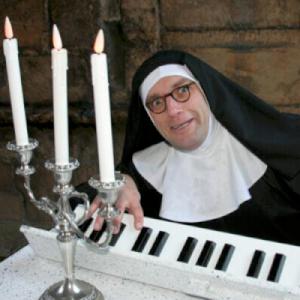 Singing nun street theatre act