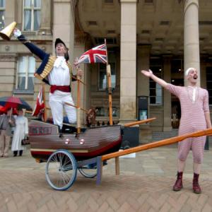 Musical Pirates walkabout street theatre act