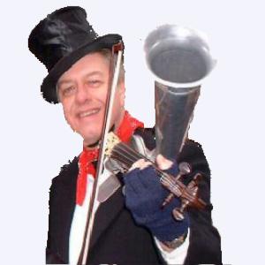 Strolling strohviol player