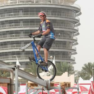 mountain bike display team