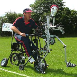 comedy robotic runner