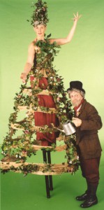 Stilt Walking tree and gardener. Please quote jusi7.