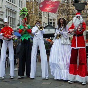 Ice Theme Stilt Band